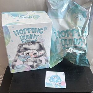 Yooki Hopping Bunny - Aquamarine Rabbit